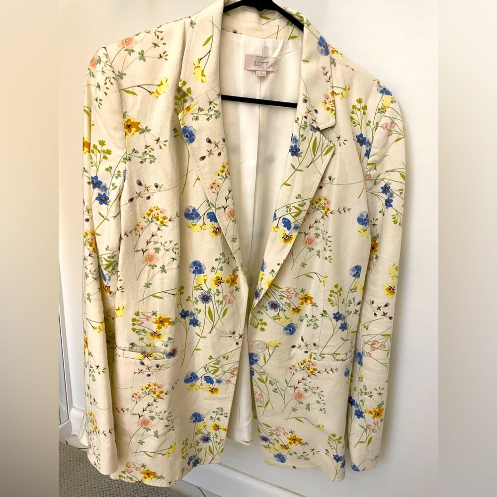 Loft Floral Blazer